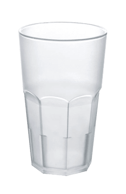 Чаша за вода 330 мл PREMIUM, матирана, поликарбонат