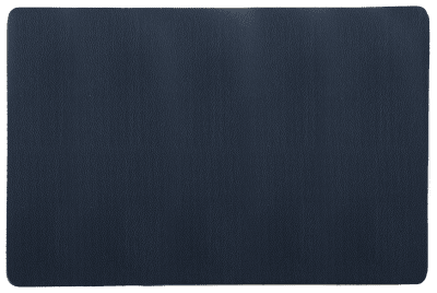 Кожена подложка за хранене, син цвят, 45 x 30 см, 6 броя