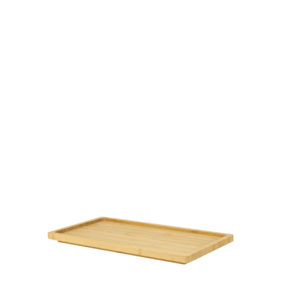 Бамбукова дъска за презентация с борд NANTO, 32.5 x 17.6 x 1.5 см GN 1/3
