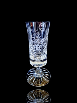Моника кристални чаши за ракия на столче 70 мл - 6 броя, Zawiercie Crystal Полша