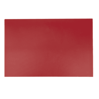 Дъска за рязане на червени месни продукти и меса 45 x 30 x 2 см полиетилен, ЧЕРВЕН цвят, 45302-R