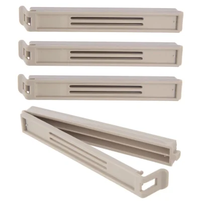 Щипки за затваряне на пликове 4 бр - сиви, VL Полша