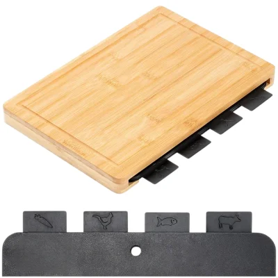 Комплект 5 бр дъски за рязане с поставка за съхранение, VL Полша