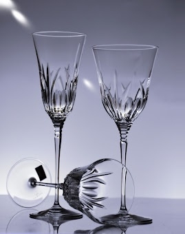 Кристални чаши за шампанско 240 мл JULIA PASSION - 6 броя, LA REINE Италия