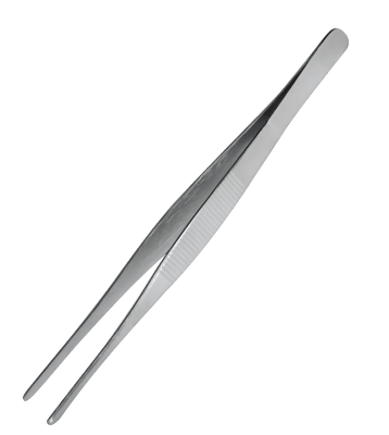 Готварска пинсета 14 см - права, ГЛАНЦ