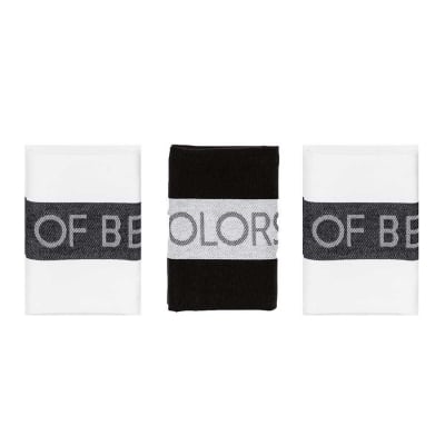Комплект 3 броя кухненски кърпи 50 x 70 см B&W - черно и бяло, United Colors Of Benetton