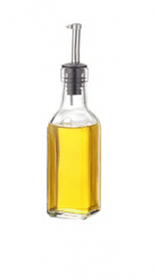 Стъклена бутилка за олио или оцет, 170 мл