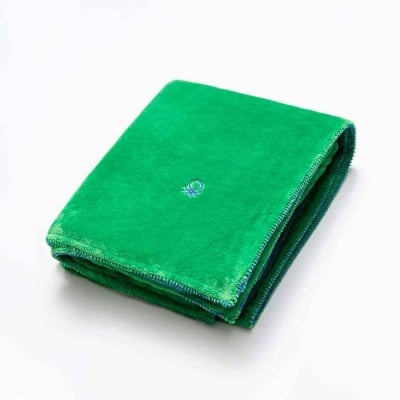 Поларено одеяло Rainbow 140 х 190 см, зелен цвят, United Colors Of Benetton