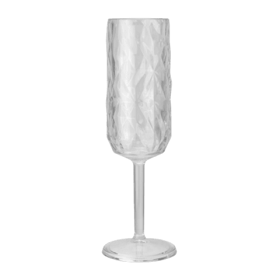 Чаша за шампанско 180 мл PRISMA CLEAR, поликарбонат