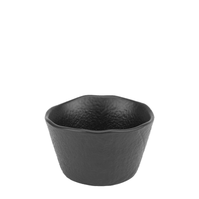Порцеланова сосиера - рамекин Ø 9.5 x h 6 см WILLOW BLACK, черен цвят