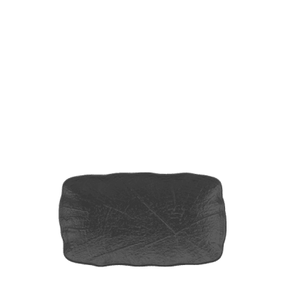 Порцеланово плато 15 x 8 см WILLOW BLACK, черен цвят