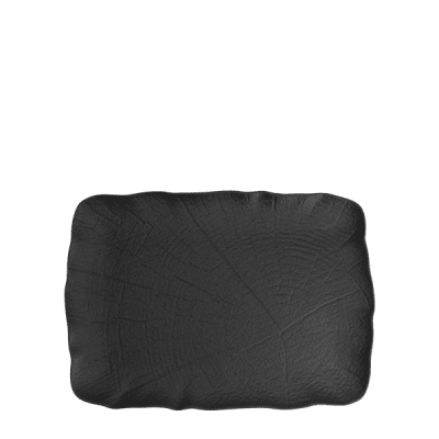 Порцеланово плато 24 x 17 см WILLOW BLACK, черен цвят