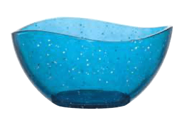 Стъклена цветна купа за салата 1880 мл, VIRA OCEAN