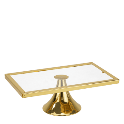 Правоъгълна стойка за блок маса 25 x 15 x h 9 см, WICKED GOLD