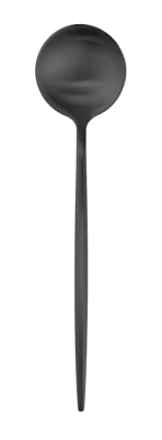 Лъжичка за десерт / чай SHIBUI, 6 броя, BLACK MATTE