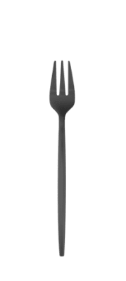 Виличка за десерт SHIBUI, 6 броя, BLACK MATTE