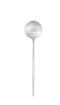 Лъжичка за десерт / чай SHIBUI, 6 броя, SILVER MATTE