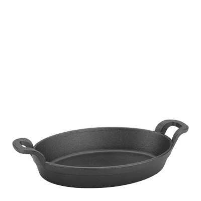 Чугунено МИНИ тиганче овално, 21 x 15 x h 4 см