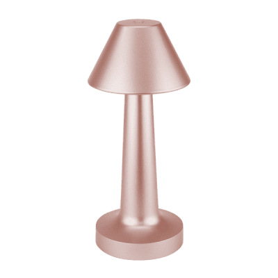 Настолна LED лампа за маса Ø 10 x h 23 см ROSE GOLD