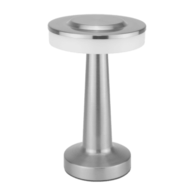 Настолна LED лампа за маса Ø 12 x h 20 см SILVER