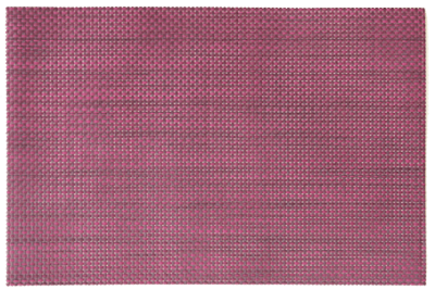 Правоъгълна подложка за хранене 45 x 30 см WOVEN PVC, лилав цвят, 6 броя