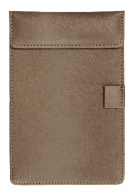 Кожен клипборд с магнит за меню, 20 x 13 см, кафява