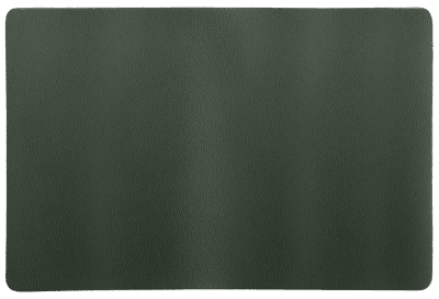 Кожена подложка за хранене, зелен цвят, 45 x 30 см, 6 броя