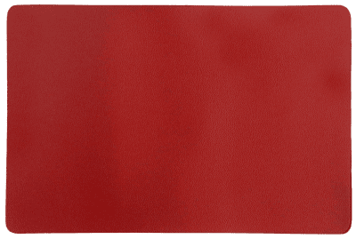 Кожена подложка за хранене, червен цвят, 45 x 30 см, 6 броя