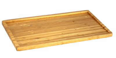 Бамбукова дъска за презентация с борд NANTO, 32.5 x 17.6 x 1.5 см GN 1/3