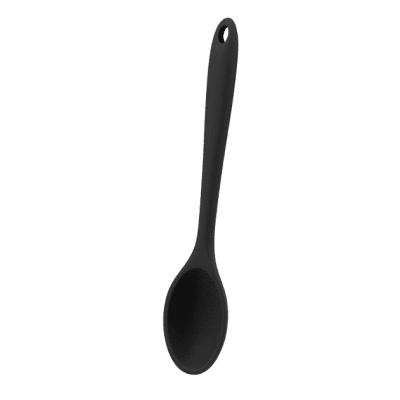 Силиконова лъжица 27.5 см, черен цвят