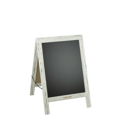 Информационна дъска за писане 76 x 50.8 см, винтидж бял цвят
