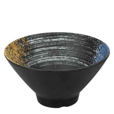 Меламинова купа за рамен Ø 17.8 x h 9 см OKIMI, черен цвят