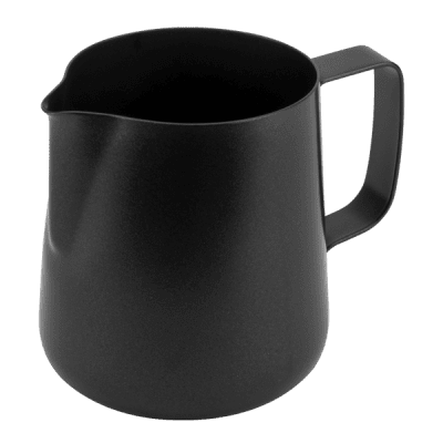 Иноксова каничка за мляко 600 мл, черен цвят