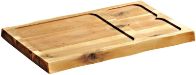 Акациева правоъгълна дъска за BBQ 37.5 x 24 x 1.8 см, KESPER Германия