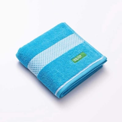 Кърпа за баня 50 x 90 см Summer, син цвят, United Colors Of Benetton