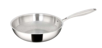 Уок тиган от неръждаема стомана 26 х 8 см Relief Pro, Cheffino 