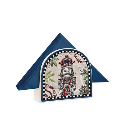 Поставка за салфетнки Christmas, Лешникотрошачката 12х11 см, Egan Италия