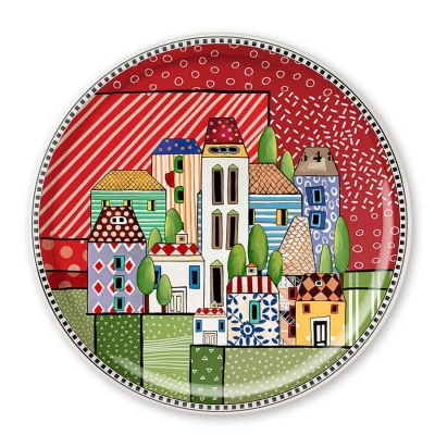 Порцеланово плато 30.5 см Paese Mio 30.5 см - червено, EGAN Италия