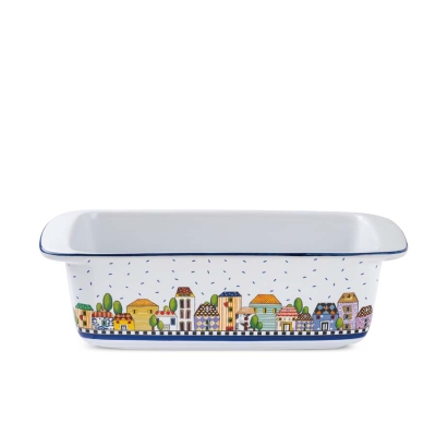 Порцеланова форма за кекс 29 x 12 x 8,5 см, синя - Plumcake Paese Mio, Egan Италия