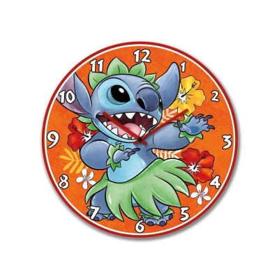 Стенен часовник Disney Stitch 35 см, оранжев цвят, EGAN Италия