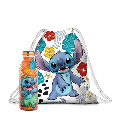 Комплект чанта за обяд и бутилка Disney Stitch, EGAN Италия