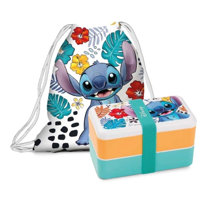 Комплект чанта за обяд и кутия Disney Stitch, EGAN Италия