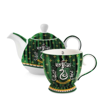 Порцеланов чайник и чаша за чай Harry Potter Слидерин, EGAN Италия