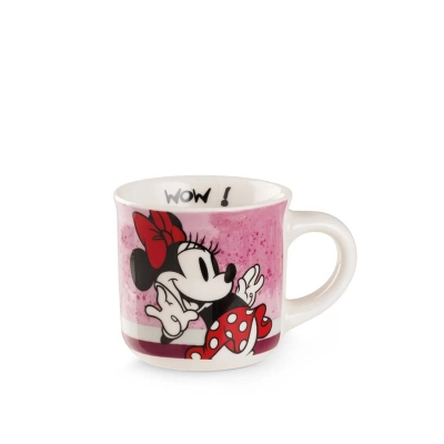 Порцеланова чаша за еспресо кафе 80 мл Disney Minnie Mouse I Am 80 мл, розова, EGAN Италия