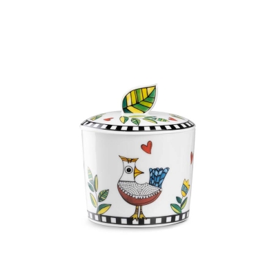 Порцеланова захарница Cocorico 9 х 10 см, Egan Италия