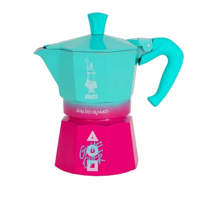 Кафеварка за 3 кафета Moka Squid Game, Bialetti Италия