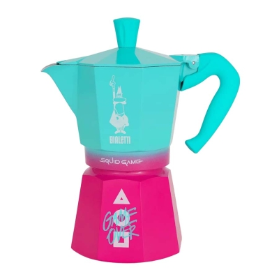 Кафеварка за 6 кафета Moka Squid Game, Bialetti Италия