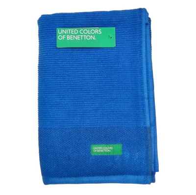 Кърпа за баня Rainbow 70 х 140 см - син цвят, United Colors of Benetton