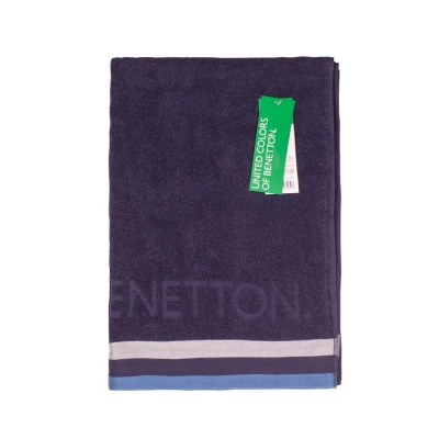 Плажна кърпа 90 х 160 см, син цвят, United Colors of Benetton
