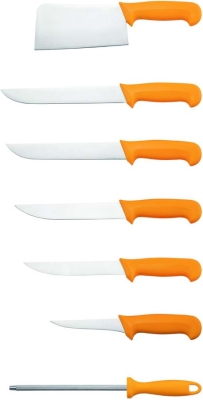 Комплект 7 броя ножове с чанта - Peterhof
